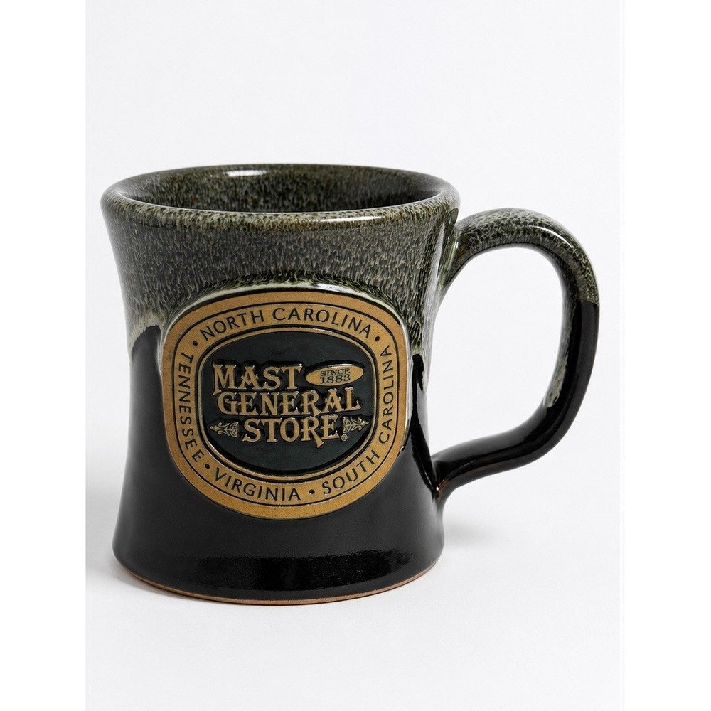 Deneen Pottery Mast General Store Handmade Stoneware Mug Rustic Cabin Coffee Cup